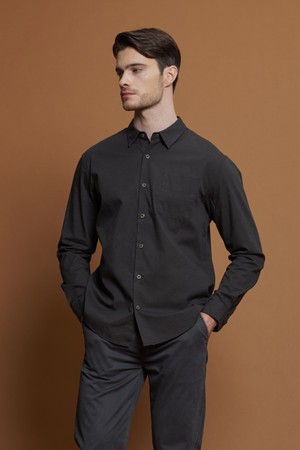 워시드 포켓 셔츠 D-QCSH51