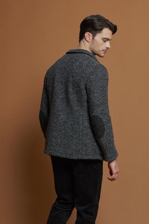 울 혼방 니트 재킷 F-GNJK51