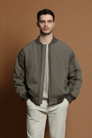 패치워크 다운 블루종 자켓 M-QCJP50