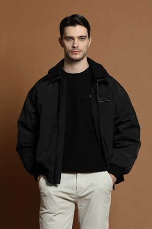 덕다운 더블 카라 블루종 자켓 M-QCJP54