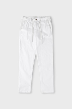 [리퍼브] 포플린 밴딩 슬림핏 치노 팬츠 F-ICPT03