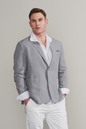 워시드 리넨 자켓 D-RCJK03