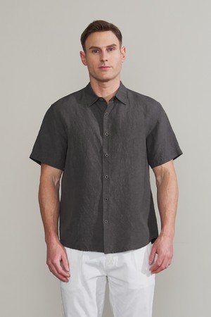 리넨 혼방 반소매 셔츠 D-RCSH04