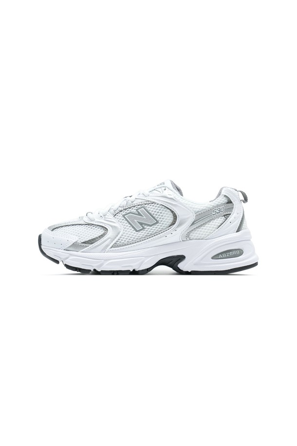 NEW BALANCE - 스포츠 슈즈 - 뉴발란스 530 화이트 실버 MR530AD