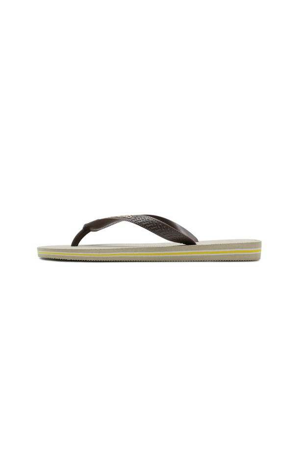 HAVAIANAS - 샌들/슬리퍼 - 하바이아나스 브라질 로고 베이지 4110850-0154