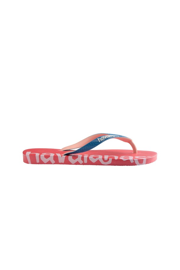 HAVAIANAS - 샌들/슬리퍼 - 하바이아나스 탑 로고마니아 하이 핑크 4145727-7600