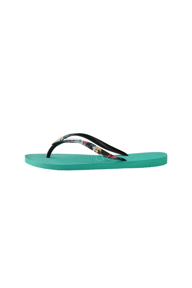 HAVAIANAS - 샌들/슬리퍼 - 하바이아나스 슬림 스트랩 그린 4141305-1407