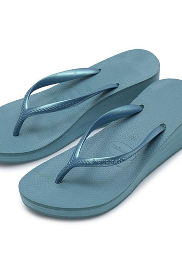 HAVAIANAS - 샌들/슬리퍼 - 하바이아나스 하이 패션 미네랄블루 4127537-0107