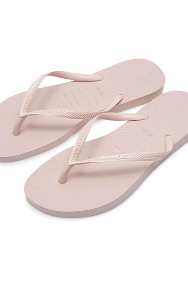 HAVAIANAS - 샌들/슬리퍼 - 하바이아나스 슬림 로고 팝업 로즈 4119787-0076