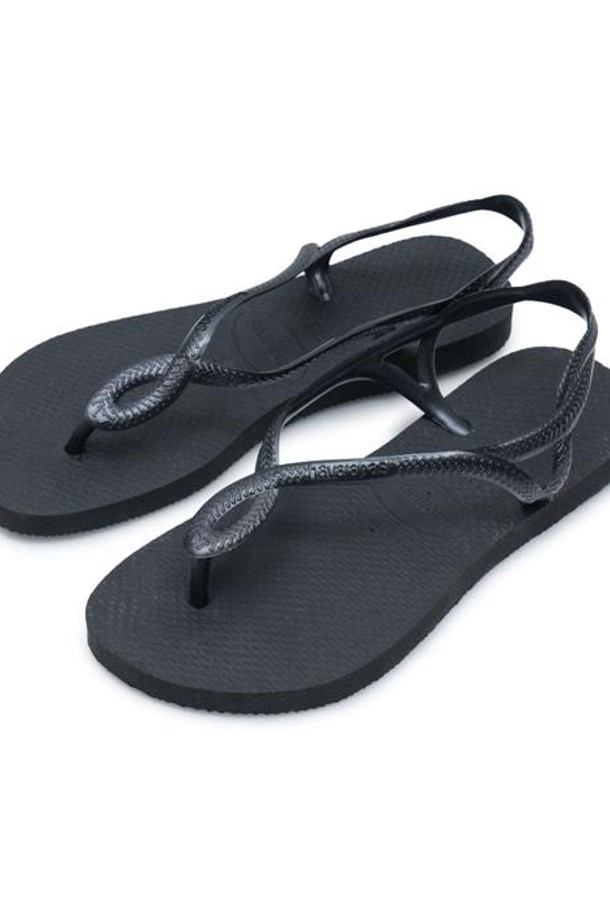 HAVAIANAS - 샌들/슬리퍼 - 하바이아나스 루나 블랙 4129697-0090