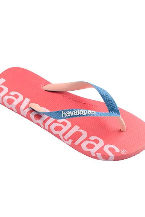 HAVAIANAS - 샌들/슬리퍼 - 하바이아나스 탑 로고마니아 하이 핑크 4145727-7600