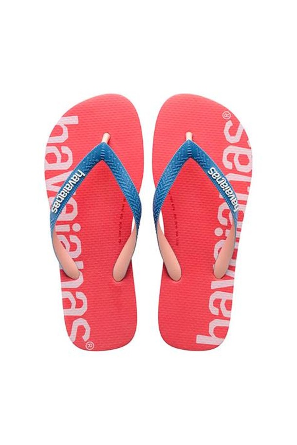 HAVAIANAS - 샌들/슬리퍼 - 하바이아나스 탑 로고마니아 하이 핑크 4145727-7600