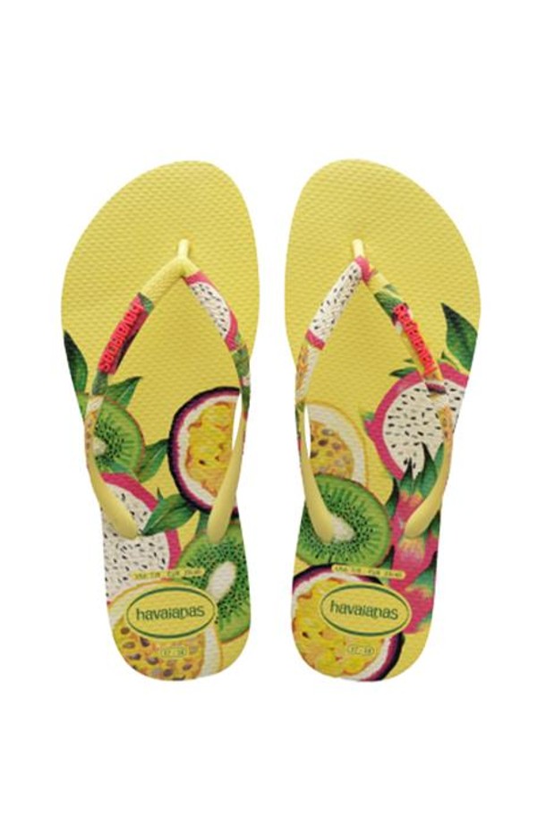 HAVAIANAS - 샌들/슬리퍼 - 하바이아나스 슬림 센세이션 옐로우 4141852-0075