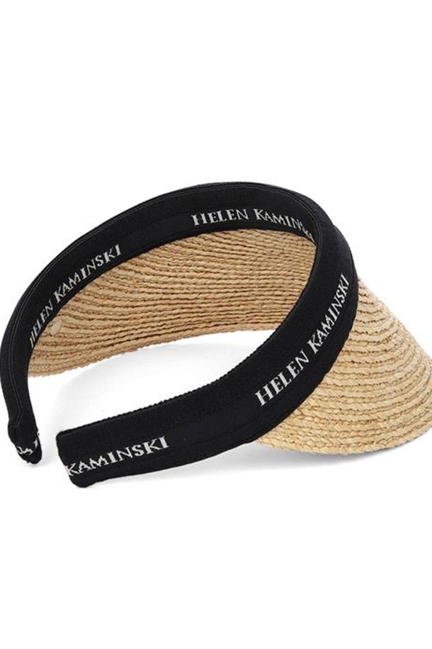 HELEN KAMINSKI - 모자 - 헬렌카민스키 비앙카 HAT50265-NATURAL/BLACK Logo