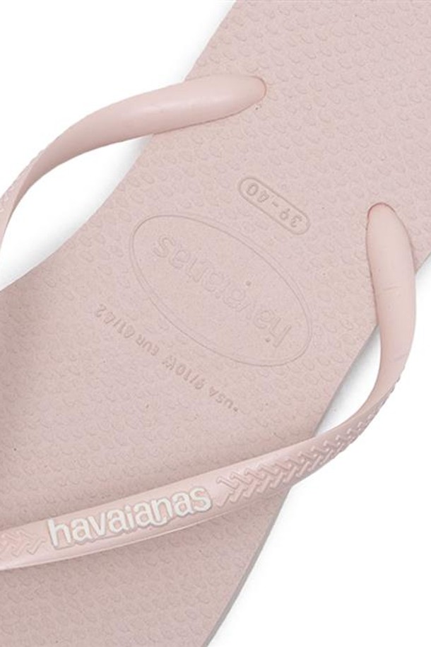 HAVAIANAS - 샌들/슬리퍼 - 하바이아나스 슬림 로고 팝업 로즈 4119787-0076