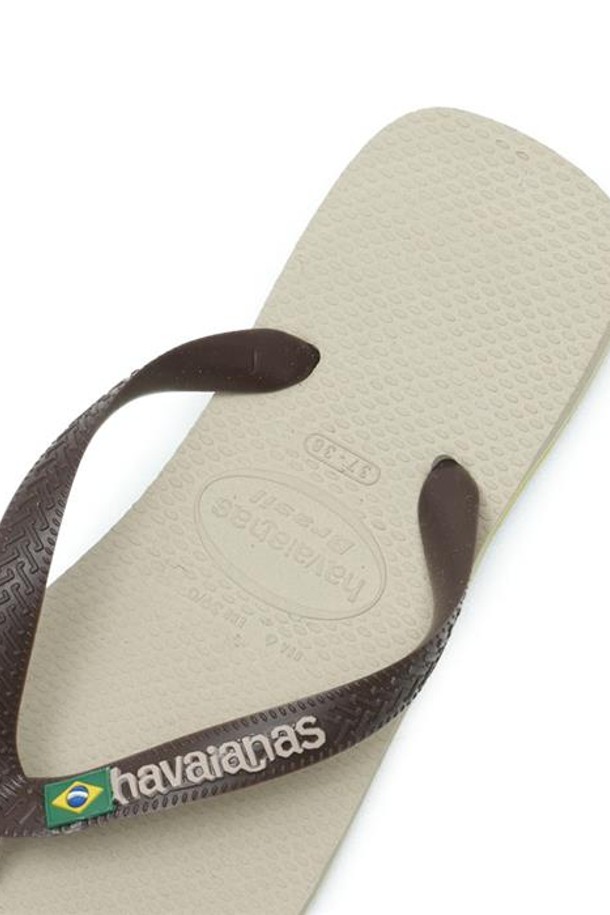 HAVAIANAS - 샌들/슬리퍼 - 하바이아나스 브라질 로고 베이지 4110850-0154