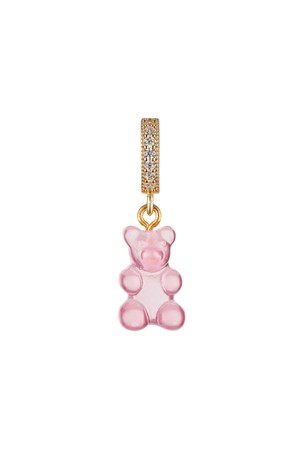 크리스탈 헤이즈 Nostalgia Bear Pendant - Bubble gum