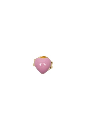 윌헬미나 가르시아 TINY HEART STUD EARRING / SS2025-PINK