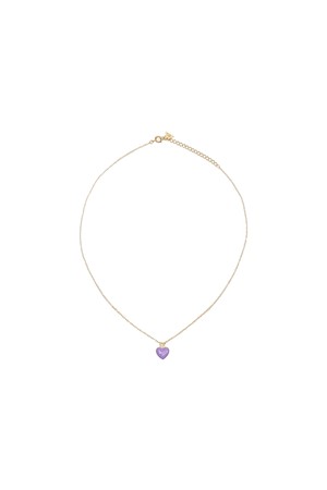 윌헬미나 가르시아 I LOVE ME TINY HEART NECKLACE / HRT040-PURPLE