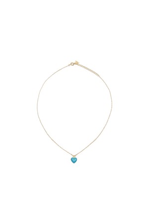 윌헬미나 가르시아 I LOVE ME TINY HEART NECKLACE / HRT040-TURQUOISE