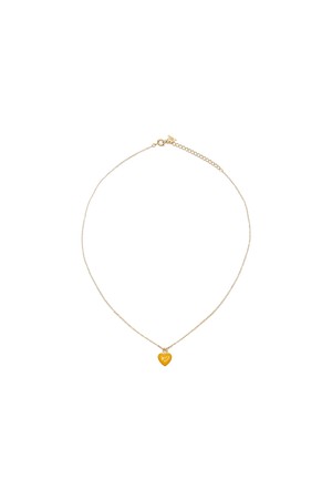 윌헬미나 가르시아 I LOVE ME TINY HEART NECKLACE / HRT040-YELLOW