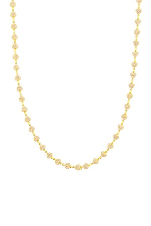 크리스탈 헤이즈 Habibti chain(48CM) 18K gold