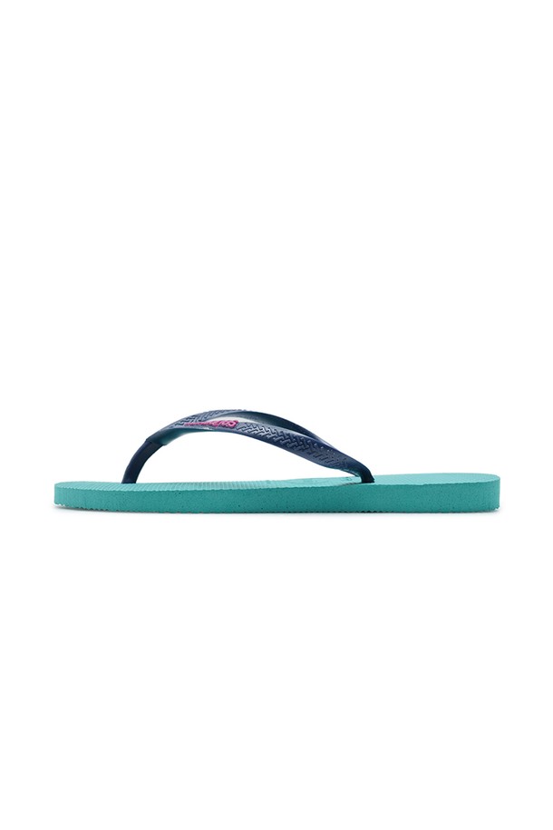 HAVAIANAS - 샌들/슬리퍼 - 하바이아나스 슬림 로고 팝업 그린 4119787-1407