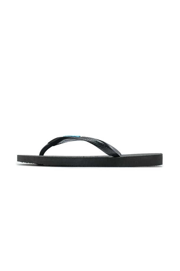 HAVAIANAS - 샌들/슬리퍼 - 하바이아나스 슬림 로고 팝업 블랙블루 4119787-0009