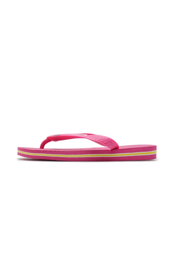 HAVAIANAS - 샌들/슬리퍼 - 하바이아나스 브라질 로고 핑크 4110850-0209