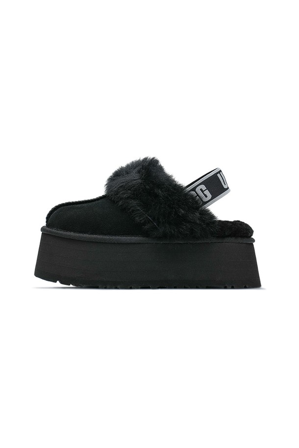 UGG - 샌들/뮬/슬리퍼 - 어그 W 펀케트 슬라이드 블랙 1113474-BLK