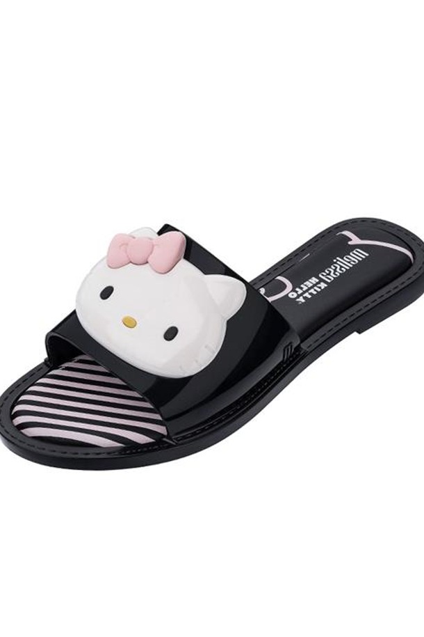 Melissa - 슬리퍼/뮬 - 멜리사 SLIPPER + HELLO KITTY AD / MSWBJ2WS0851BLK