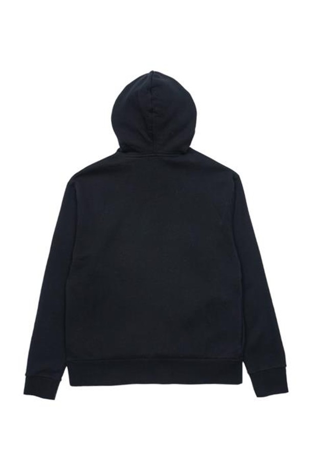 JW ANDERSON - 후디 - JW 앤더슨 남여공용 로고 앰브로이드 후드 티셔츠 블랙 JW0105-PG1390-999