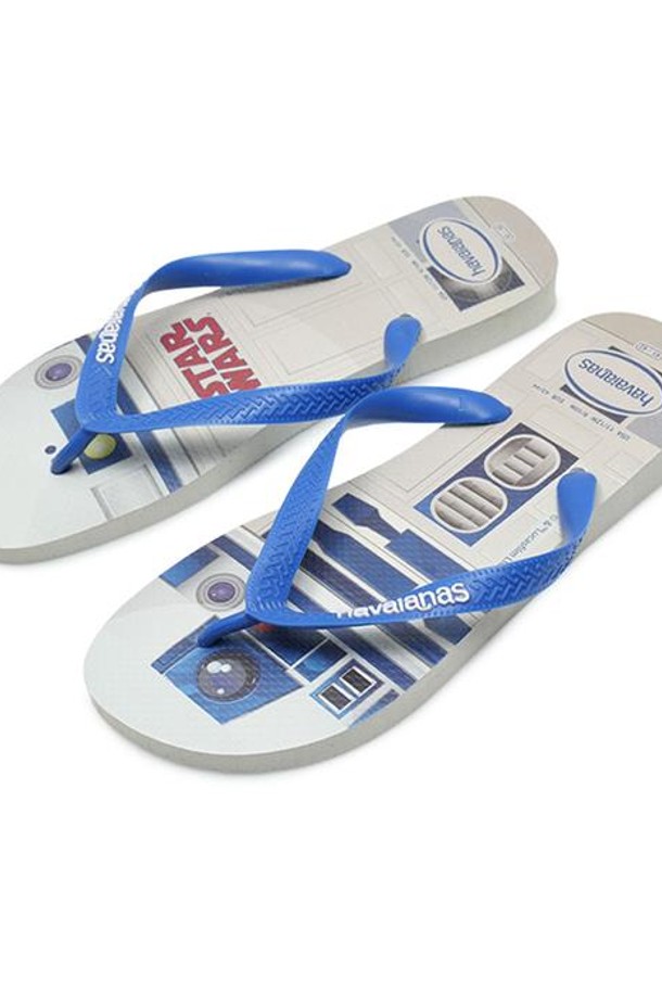 HAVAIANAS - 남성 샌들 / 슬리퍼 - 하바이아나스 스타워즈 화이트 4135185-3771