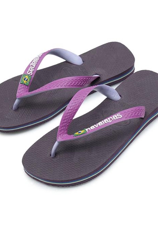 HAVAIANAS - 샌들/슬리퍼 - 하바이아나스 브라질 믹스 퍼플 4123206-2967