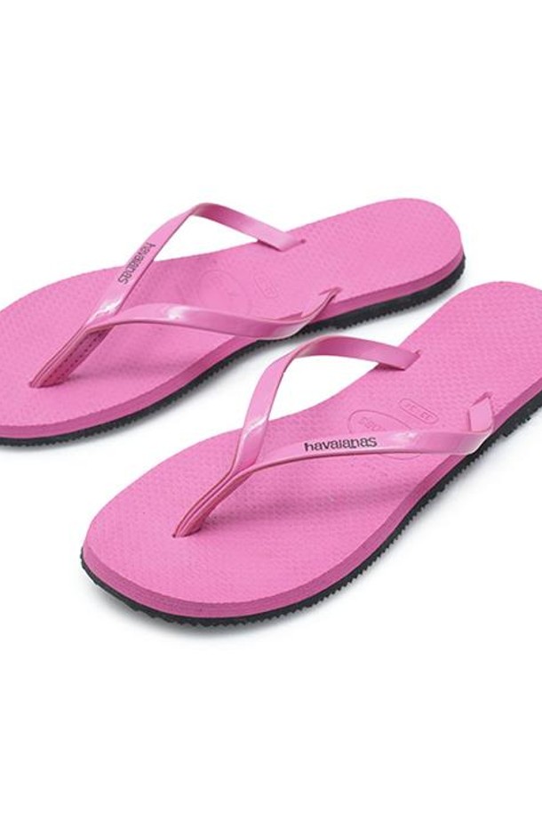 HAVAIANAS - 샌들/슬리퍼 - 하바이아나스 유 메탈릭 핑크 4135102-0703