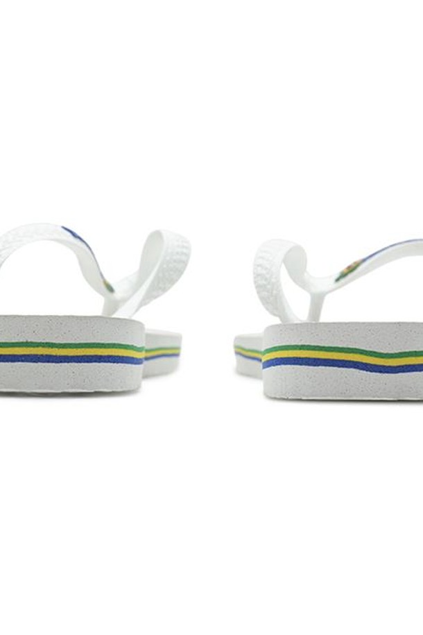 HAVAIANAS - 샌들/슬리퍼 - 하바이아나스 브라질 로고 화이트 4110850-0001