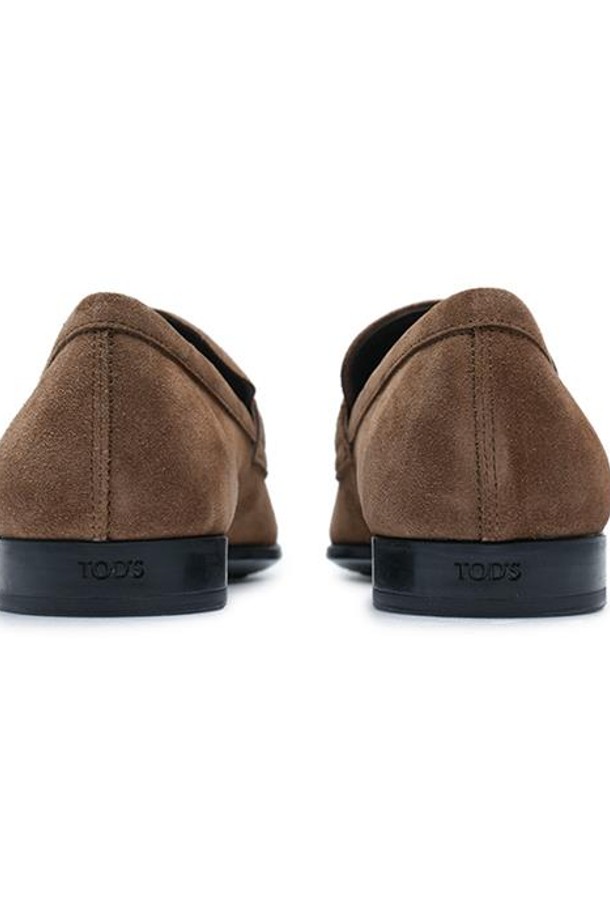 TOD'S - 드레스화 - 토즈 남성 러버솔 더블 T 스웨이드 로퍼 XXM51B0HG70-RE0-S818