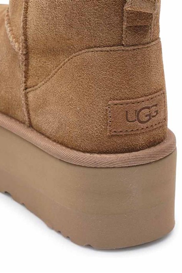 UGG - 부츠/워커 - 어그 클래식 미니 플랫폼 체스트넛 1134991-CHE