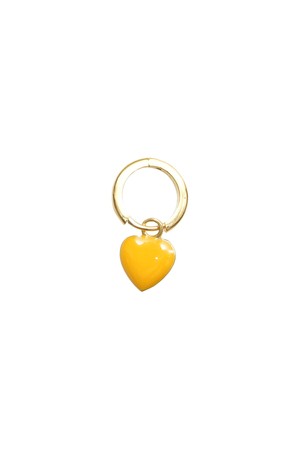 윌헬미나 가르시아 GOLD HEART EARRING/ HRT005-YELLOW