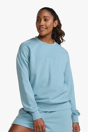 (여성) 폼 프렌치 테리 맨투맨 _WR7076ACMB-WHT