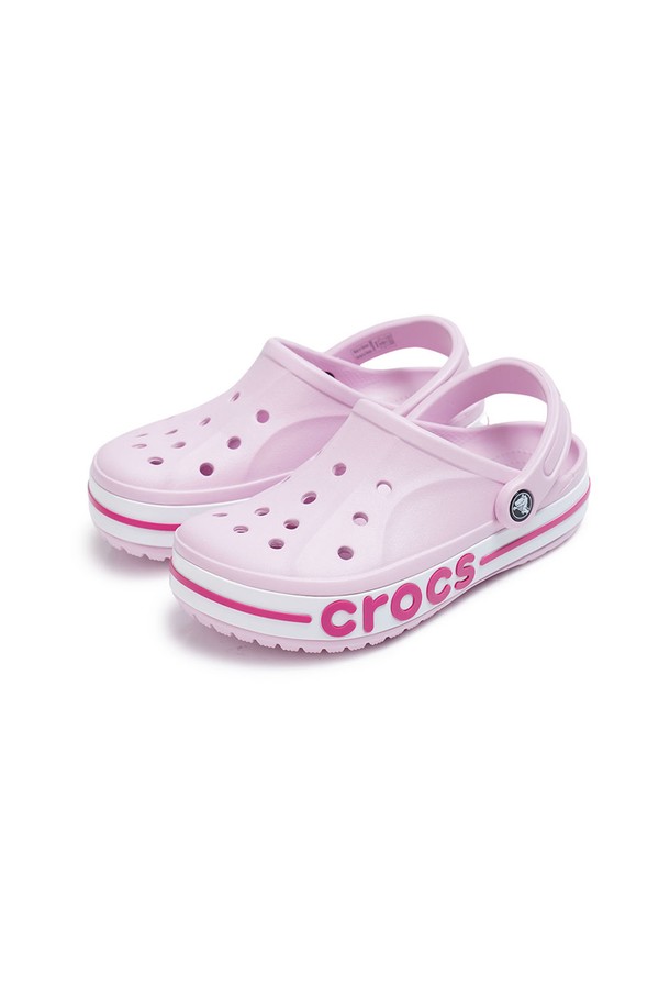 CROCS - 샌들/슬리퍼 - 크록스 바야밴드 클로그 발레리나 핑크 205089-6TG