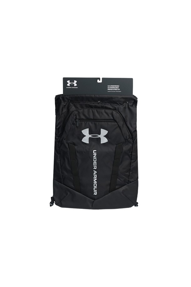 Under Armour - 백팩 - 언더아머 언디나이어벌 색팩 블랙 메탈릭 실버 1369220-001