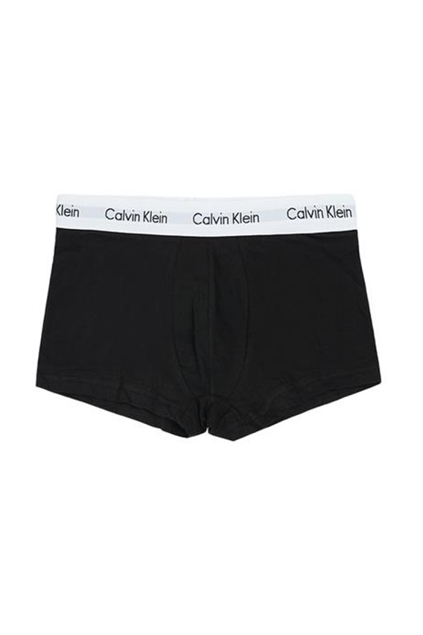 Calvin Klein - 언더웨어 - 캘빈클라인 로우 라이즈 트렁크 3팩 블랙 U2664G001