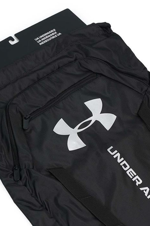 Under Armour - 백팩 - 언더아머 언디나이어벌 색팩 블랙 메탈릭 실버 1369220-001