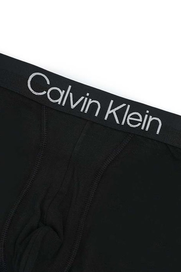 Calvin Klein - 언더웨어 - 캘빈클라인 코튼블렌드 트렁크 3팩 블랙 NB2970A7V1