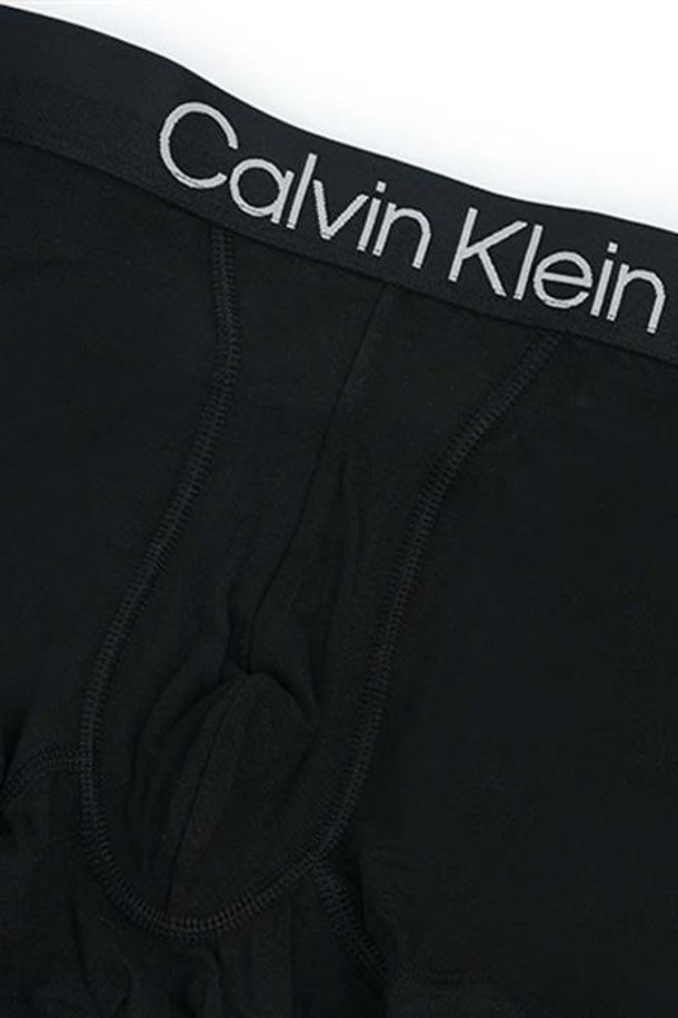 Calvin Klein - 언더웨어 - 캘빈클라인 코튼블렌드 트렁크 3팩 블랙 NB2970A7V1