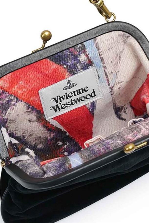 Vivienne Westwood - 크로스백 - 비비안웨스트우드 여성 비비안 클러치 블랙 4B01000IW-W00ZL-N401