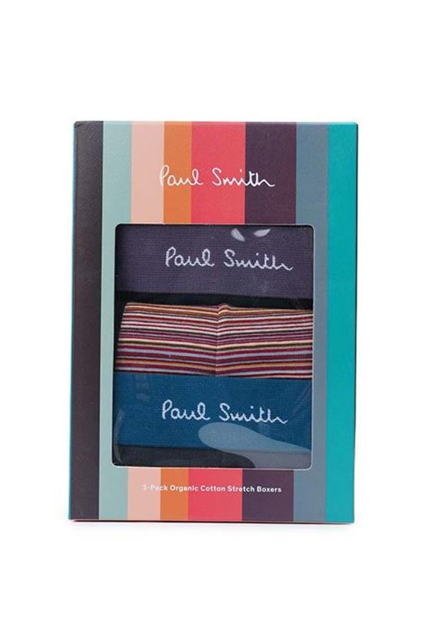 Paul Smith - 언더웨어 - 폴스미스 남성 로고 웨이스트 밴드 트렁크 3팩 언더웨어 M1A914M3PK42-1A