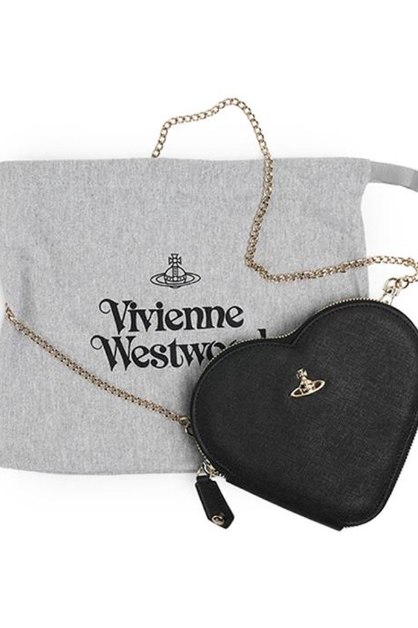 Vivienne Westwood - 크로스백 - 비비안웨스트우드 여성 하트 크로스바디 블랙 58010001W-L001N-N402