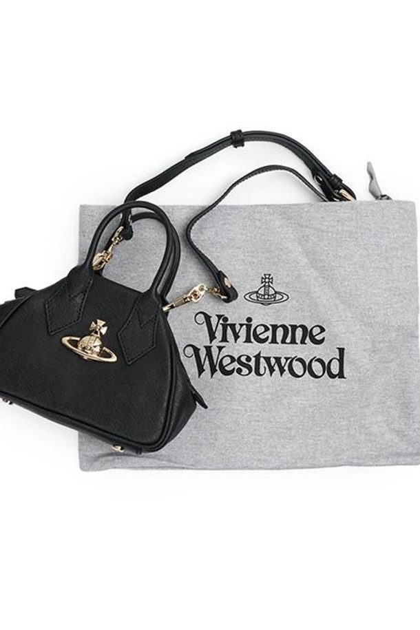 Vivienne Westwood - 크로스백 - 비비안웨스트우드 여성 미니 야스민 백 블랙 5C010005W-L001N-N402